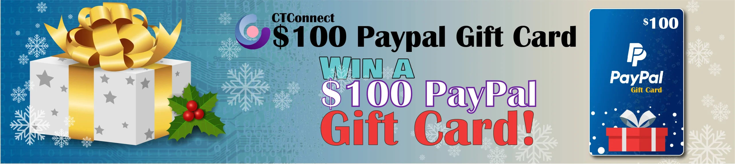 $100 PayPal gift card
