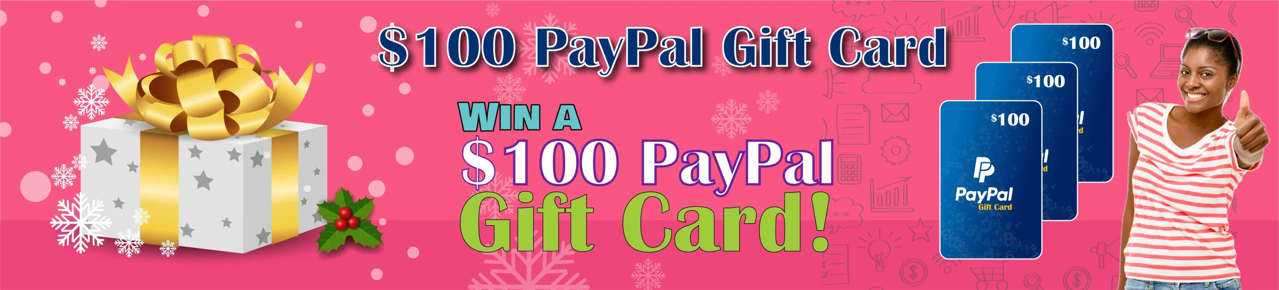 $100 PayPal gift card