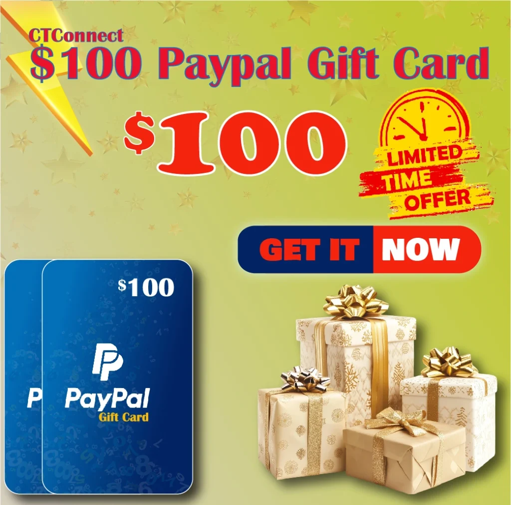 $100 PayPal gift card